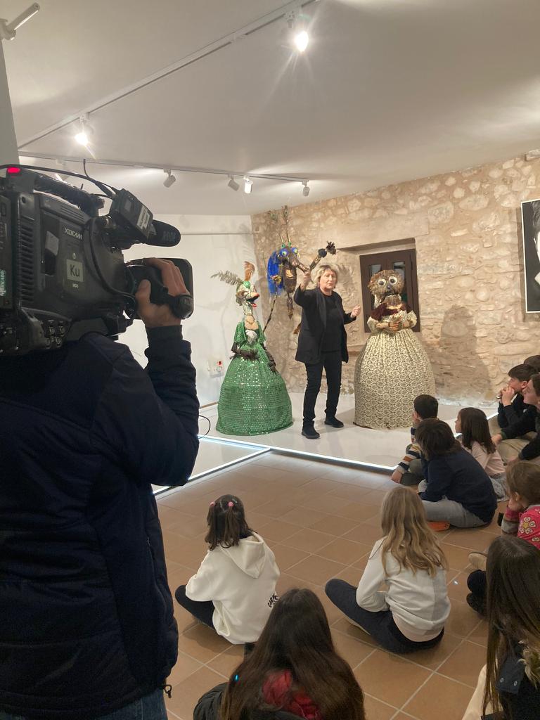 visites escolars amb teia moner